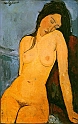 MODIGLIANI AMEDEO (1884-1920) - Nudo seduto 2